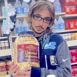 Caramel popcorn bucket